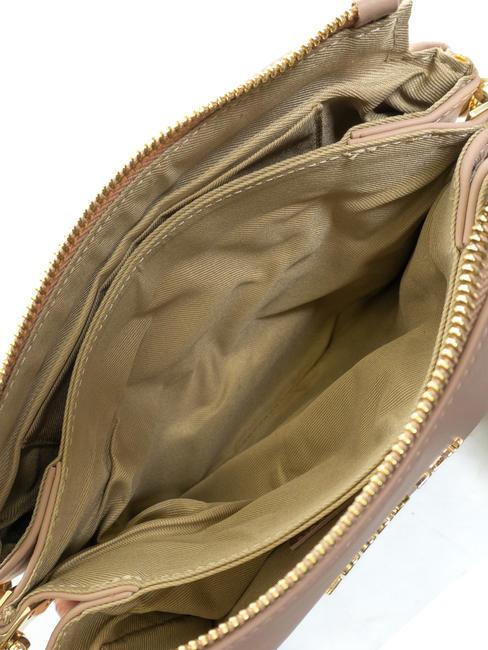 MILANO Ledertasche mit Nieten GESICHTSPUDER - Damentaschen