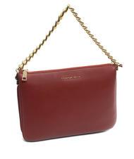 TOSCA BLU MILANO Ledertasche mit Schulterriemen Dunkelrot - Damentaschen - 2