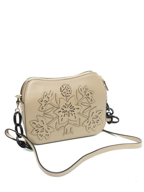 OLANDA Bestickte Umh&auml;ngetasche BEIGE - Damentaschen