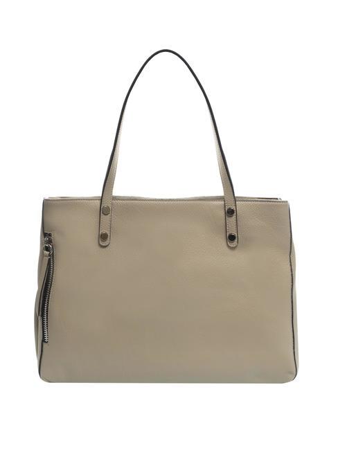 OTTAWA Einkaufstasche aus Leder BEIGE - Damentaschen