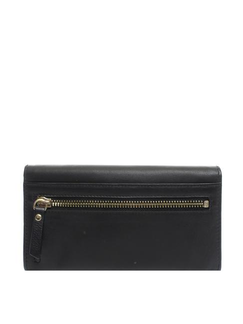 NIZZA Dreifach-Geldb&ouml;rse mit Nieten Schwarz - Brieftaschen Damen