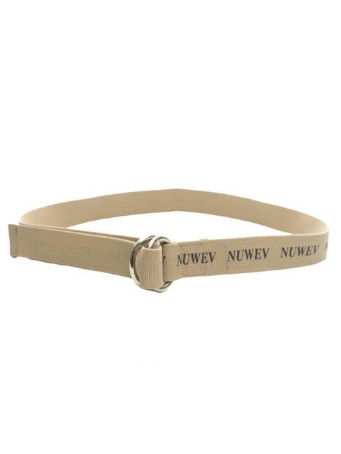 NUWEV Gürtel aus Canvas und Leder Seil/schwarz - Gürtel