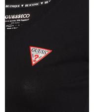 GUESS MINI TRIANGLE T-Shirt mit V-Ausschnitt jetbla - T-Shirts und Tops f&uuml;r Damen - 4