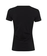 GUESS MINI TRIANGLE T-Shirt mit V-Ausschnitt jetbla - T-Shirts und Tops f&uuml;r Damen - 3