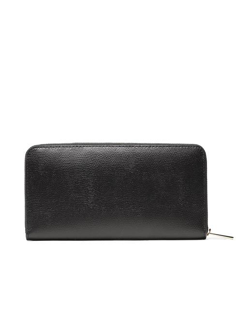 CAMELIA Gro&szlig;e Geldb&ouml;rse mit umlaufendem Rei&szlig;verschluss Schwarz - Brieftaschen Damen