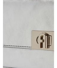 FURLA ZOE Umhängetasche mit Rahmen FARBE SILBER - Damentaschen - 4