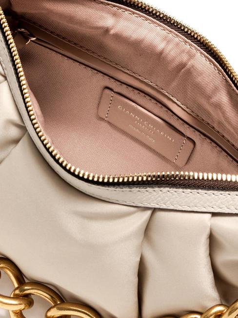 BONNIE Ledertasche mit Kettengriff Dampf - Damentaschen