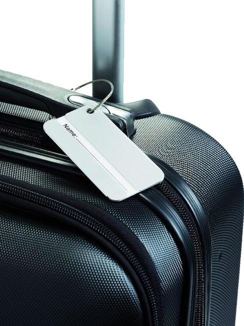 TAGGY Namensschild f&uuml;r das Gep&auml;ck Silber - Reisezubeh&ouml;r