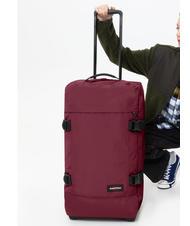 EASTPAK TRANVERZ M Mittlerer Trolley buschiges Burgunderrot - Halbharte Trolleys - 7