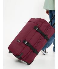 EASTPAK TRANVERZ M Mittlerer Trolley buschiges Burgunderrot - Halbharte Trolleys - 8
