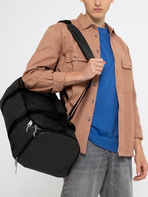 PERCE MORE Tasche mit Schultergurt Plane schwarz - Reisetaschen