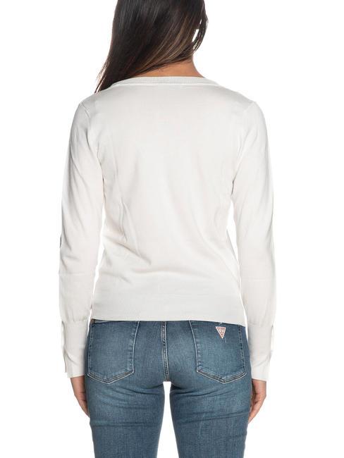 ZENA Strickjacke mit Knöpfen cremwhi - Damenpullover