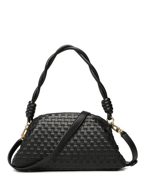LISBET Gewebte Clutch SCHWARZ - Damentaschen