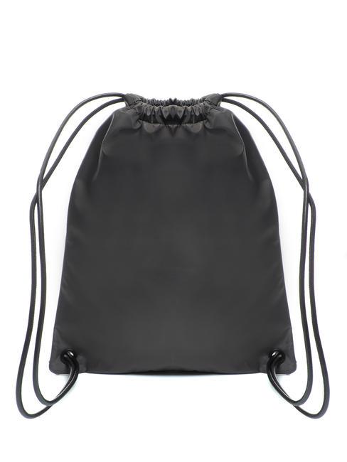ZENITH Nylontasche mit Tasche Dunkelgrau / Schwarz - Rucks&auml;cke f&uuml;r Schule &amp; Freizeit