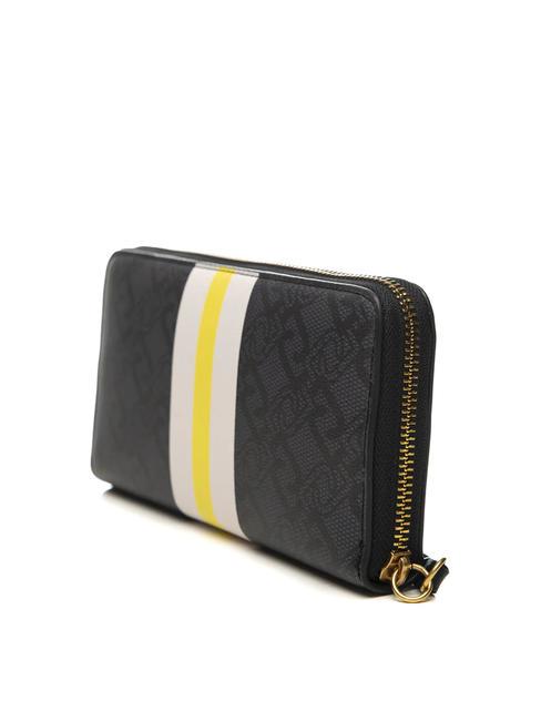 CLIDIA Brieftasche mit Rei&szlig;verschluss Schwarz - Brieftaschen Damen