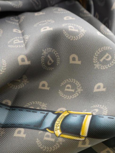 TWILL Bedruckter Schal grau und blau - Schals