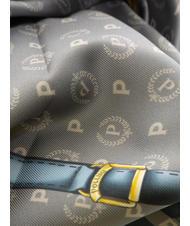 POLLINI TWILL Bedruckter Schal grau und blau - Schals - 3