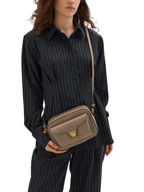 BEAT SOFT Kleine Umhängetasche warmes Taupe - Damentaschen