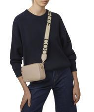 COCCINELLE TEBE Schultertasche aus strukturiertem Leder Puderrosa - Damentaschen - 5