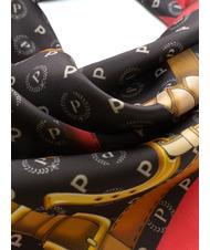POLLINI TWILL Bedruckter Schal Schwarz und Fuchsia - Schals - 3
