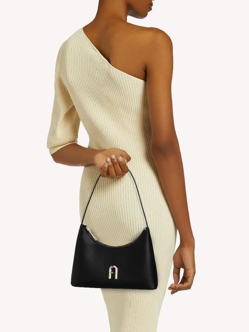 DIAMANTE Kleine Rahmentasche Schwarz - Damentaschen