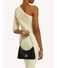 FURLA DIAMANTE Kleine Rahmentasche Schwarz - Damentaschen - 6