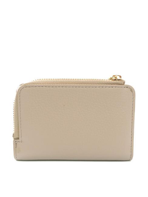 METALLIC SOFT Kartenhalter aus Leder Puder/Rosa - Brieftaschen Damen