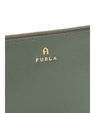 FURLA CAMELIA Clutch aus Leder Kaktus - Damentaschen - 3