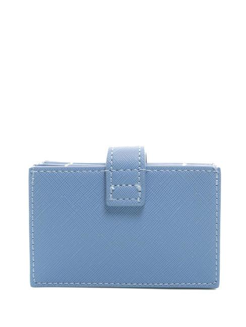   Kartenetui mit Saffiano-Effekt Glyzinien - Brieftaschen Damen