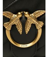 PINKO MINI LOVE BAG Nappatasche schwarz-antikgold - Damentaschen - 4