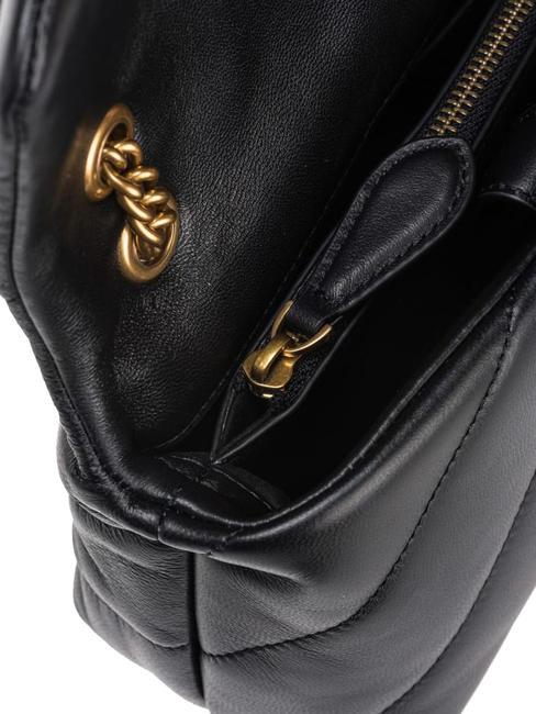 MINI LOVE BAG Nappatasche schwarz-antikgold - Damentaschen