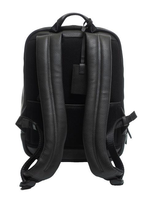 BOLOGNA Business-Rucksack aus Leder Schwarz - PC-Rucks&auml;cke