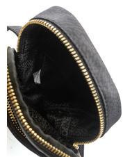 BORBONESE CLASSICA Mikrotasche mit Smartphone-Halterung dunkles Schwarz - Damentaschen - 6