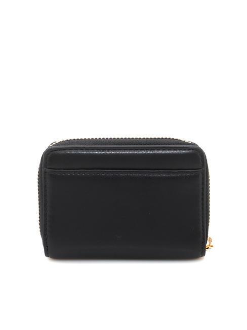 KATE Mini-Geldb&ouml;rse mit umlaufendem Rei&szlig;verschluss Schwarz - Brieftaschen Damen