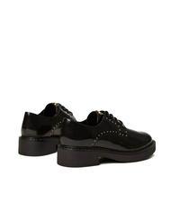 TWINSET STUDS Schn&uuml;rschuh aus Leder Schwarz - Damenschuhe - 4