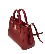TWINSET OVAL T Handtasche mit Schultergurt himbeerfarbener Glanz - Damentaschen - 2