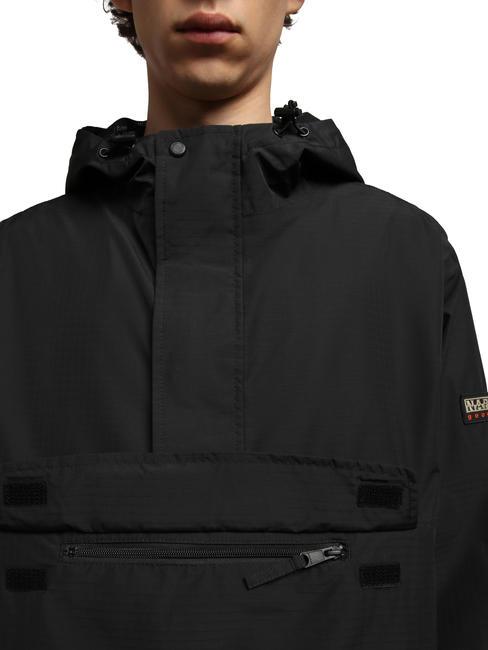 FREESTRIDER ANORAK Windjacke mit Kapuze schwarz 041 - Herrenjacken