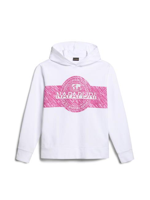 KIDS B-PINZON Baumwoll-Sweatshirt mit Kapuze Helles Weiss - Sweatshirts Kinder