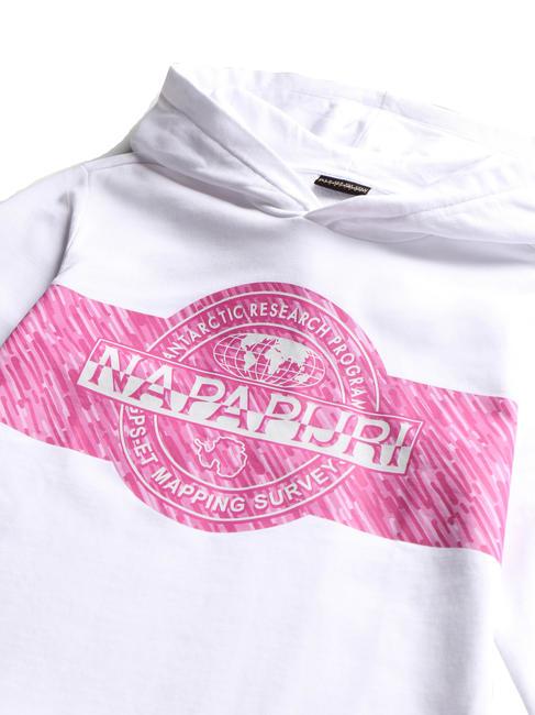 KIDS B-PINZON Baumwoll-Sweatshirt mit Kapuze Helles Weiss - Sweatshirts Kinder