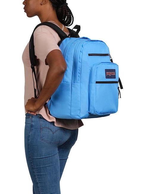 BIG STUDENT Laptop-Rucksack 15 " neonblau - Rucks&auml;cke f&uuml;r Schule &amp; Freizeit
