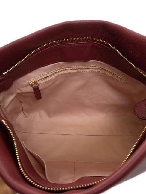 BOHEME Handtasche, mit Schultergurt, aus Leder Granat r/Pulpe p - Damentaschen