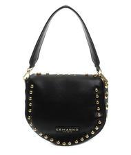 ERMANNO SCERVINO PRINCESS &Uuml;berschlagtasche mit Nieten schwarzes Gold - Damentaschen - 4