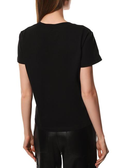 LOGO RING Baumwoll t-shirt SCHWARZ - T-Shirts und Tops f&uuml;r Damen