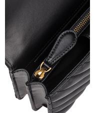 PINKO MINI LOVE BAG Eine Chevron-Tasche schwarz-antikgold - Damentaschen - 6