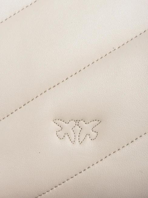 MINI LOVE BAG Nappatasche Seide wei&szlig;-antikgold - Damentaschen