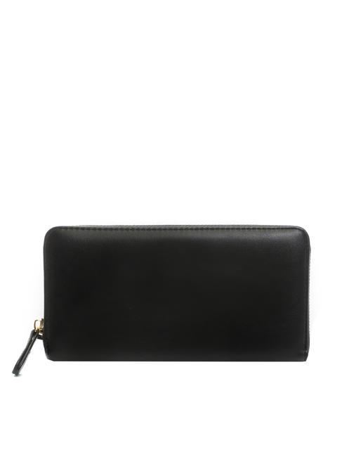NEW OVAL T Gro&szlig;es Lederportemonnaie Schwarz - Brieftaschen Damen