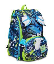 SJGANG DRAGGHY BOY Gro&szlig;er erweiterbarer Rucksack Blau - Rucks&auml;cke f&uuml;r Schule &amp; Freizeit - 6