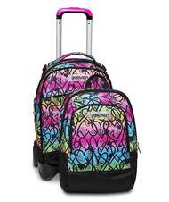 SEVEN COLOUR EXPRESSION JACK Abnehmbarer Trolley-Rucksack, Doppelrucksack RHODAMINROT - Rucks&auml;cke mit Trolleyfunktion - 2