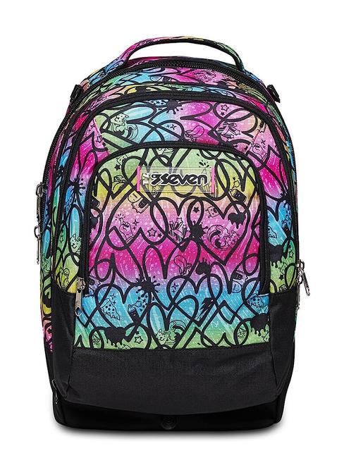 COLOUR EXPRESSION JACK Abnehmbarer Trolley-Rucksack, Doppelrucksack RHODAMINROT - Rucks&auml;cke mit Trolleyfunktion