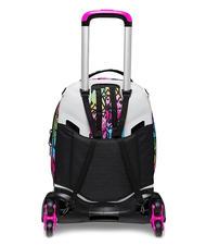 SEVEN COLOUR EXPRESSION JACK Abnehmbarer Trolley-Rucksack, Doppelrucksack RHODAMINROT - Rucks&auml;cke mit Trolleyfunktion - 5